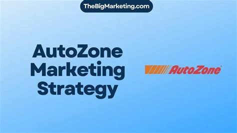 marketing strategy of autozone